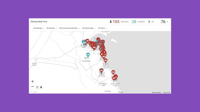 Real-time Delivery Monitoring