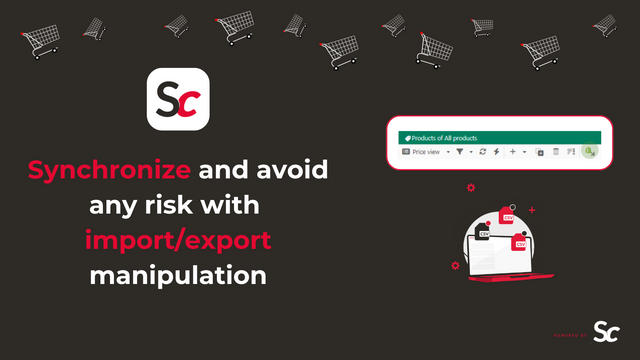 Synchronize and avoid any risk with import/export manipulation