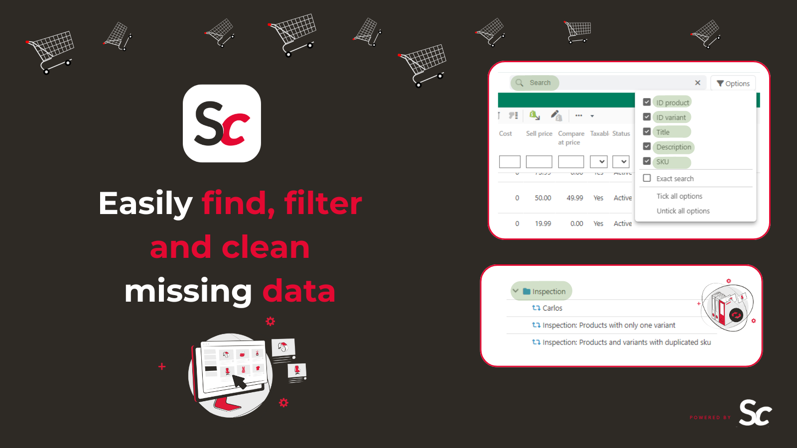 Find, filtrer og rens nemt manglende data