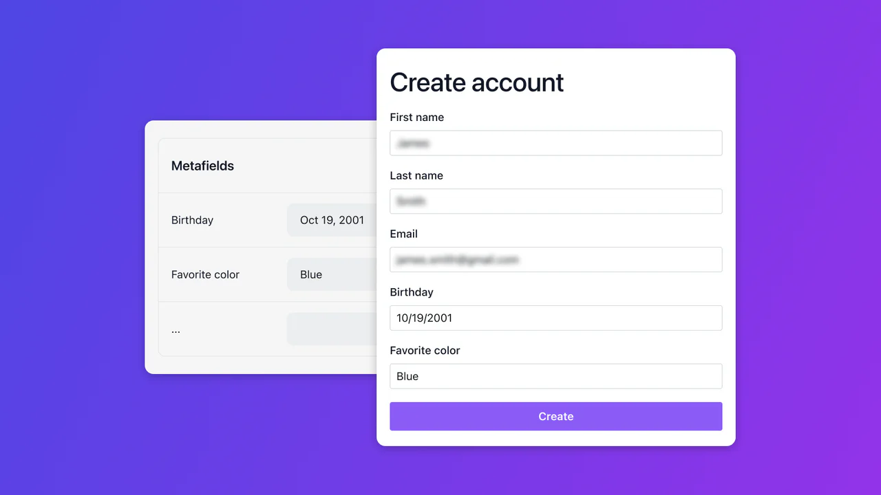 Amplius customer additional fields