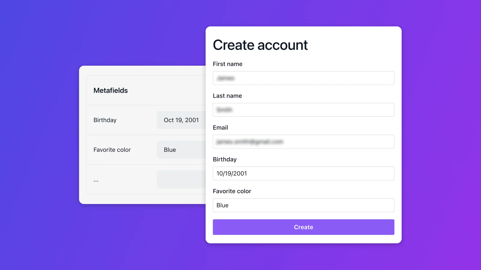 Amplius customer additional fields