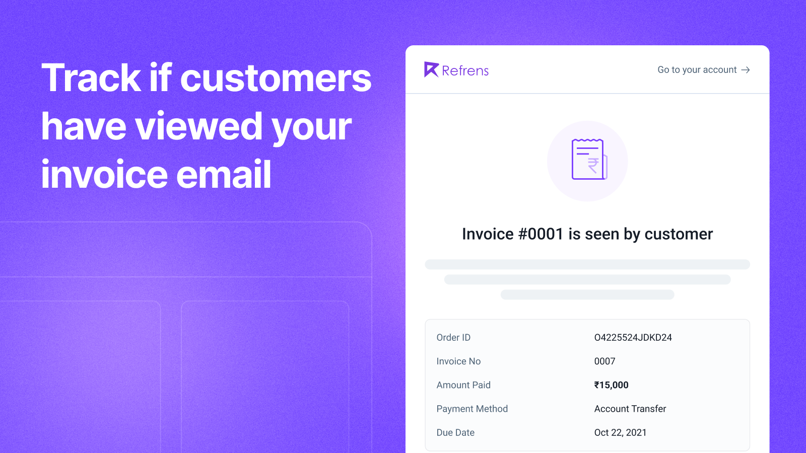 Track if customers have viewed your invoice email