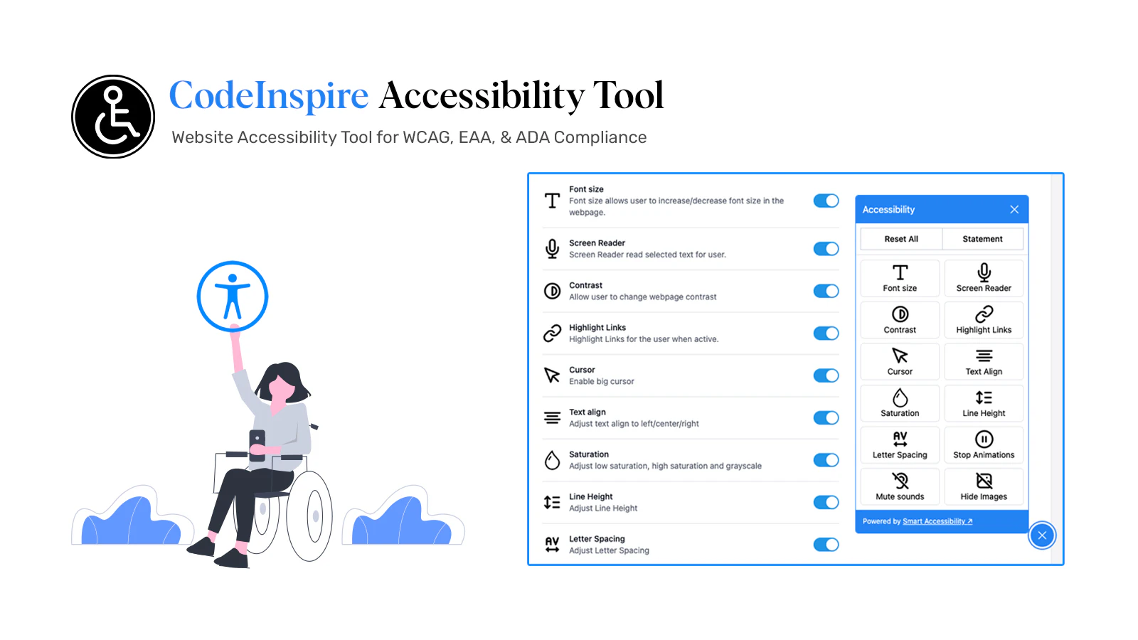 CodeInspire Accessibility Tool Featured image & preview