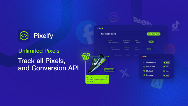 Demonstrating Pixelfy's conversion tracking dashboard.