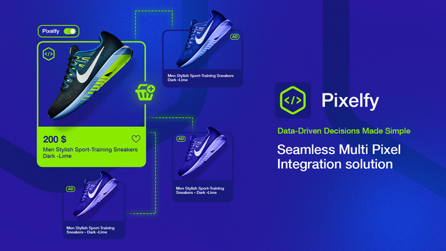 Präsentation der Pixel-Tracking-Funktion von Pixelfy für Anzeigen.