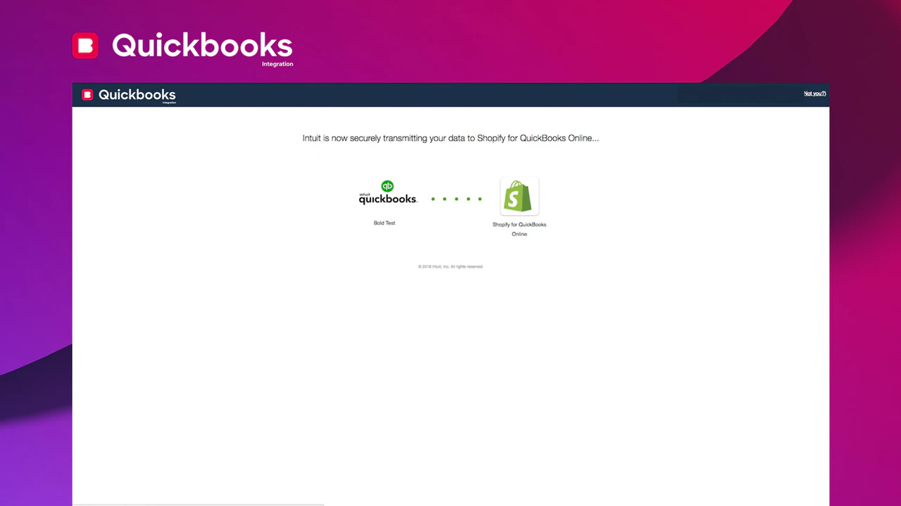 Sincronizando com o QuickBooks