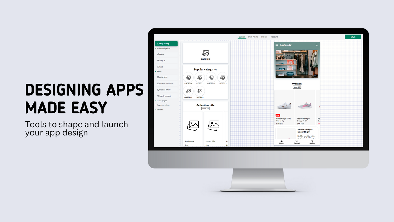 Einfacher mobiler App-Builder