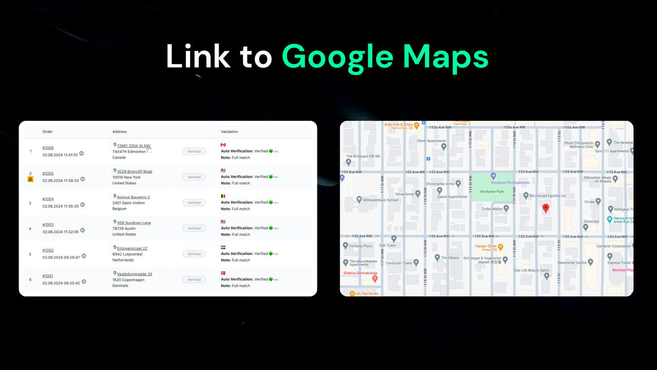 Shopboss - länk till Google Maps