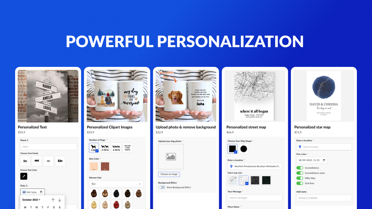 Teeinblue Product Personalizer Screenshot