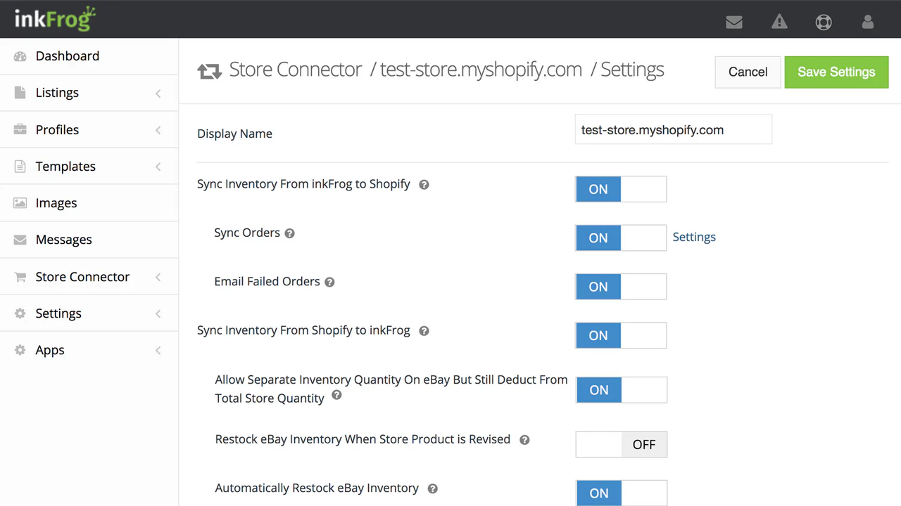 Configurez vos paramètres de synchronisation eBay