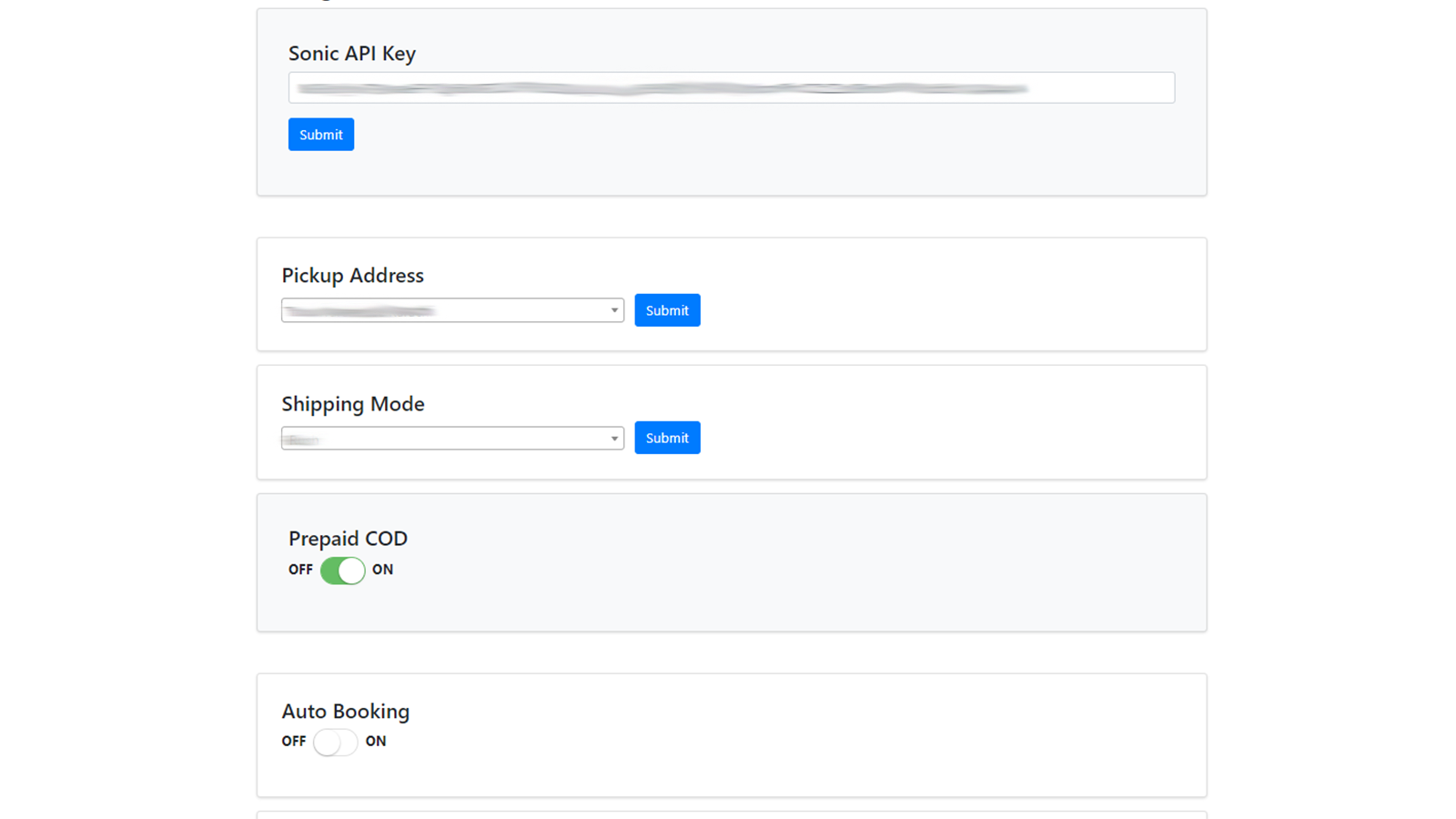 Configuraciones