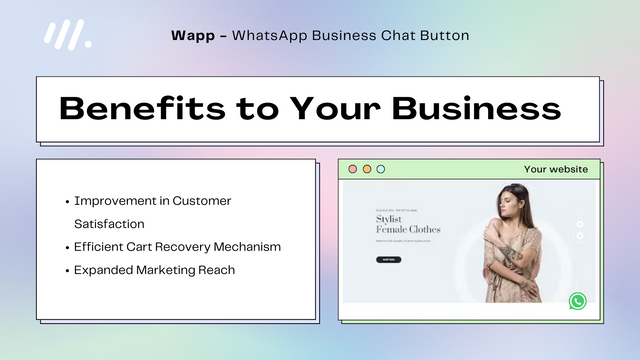 Wapp - WhatsApp Chat Knap & genvinding af forladt indkøbskurv