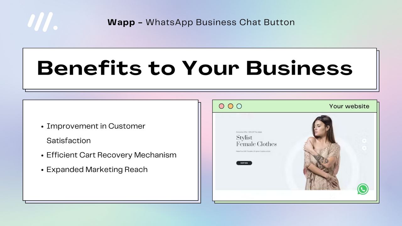 Wapp - WhatsApp聊天按钮和放弃的购物车恢复