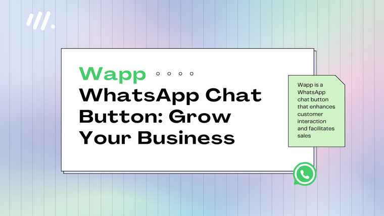 Wapp ‑ WhatsApp Chat Button Screenshot
