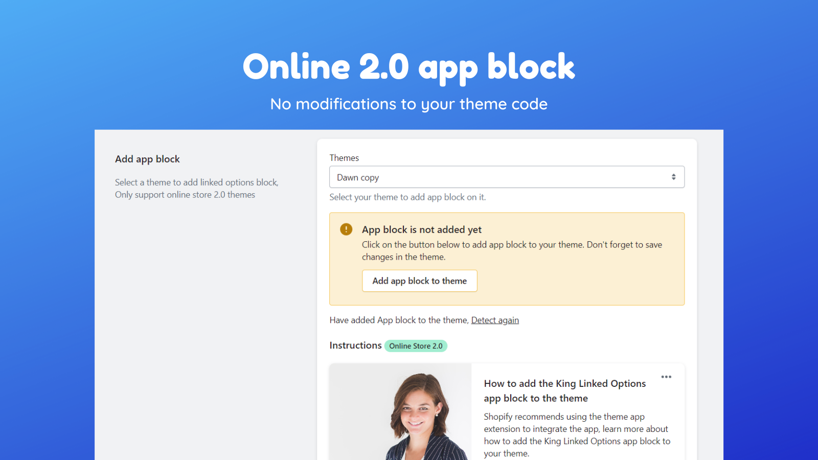 Online2.0 app block