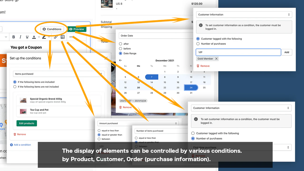 Configurando condição