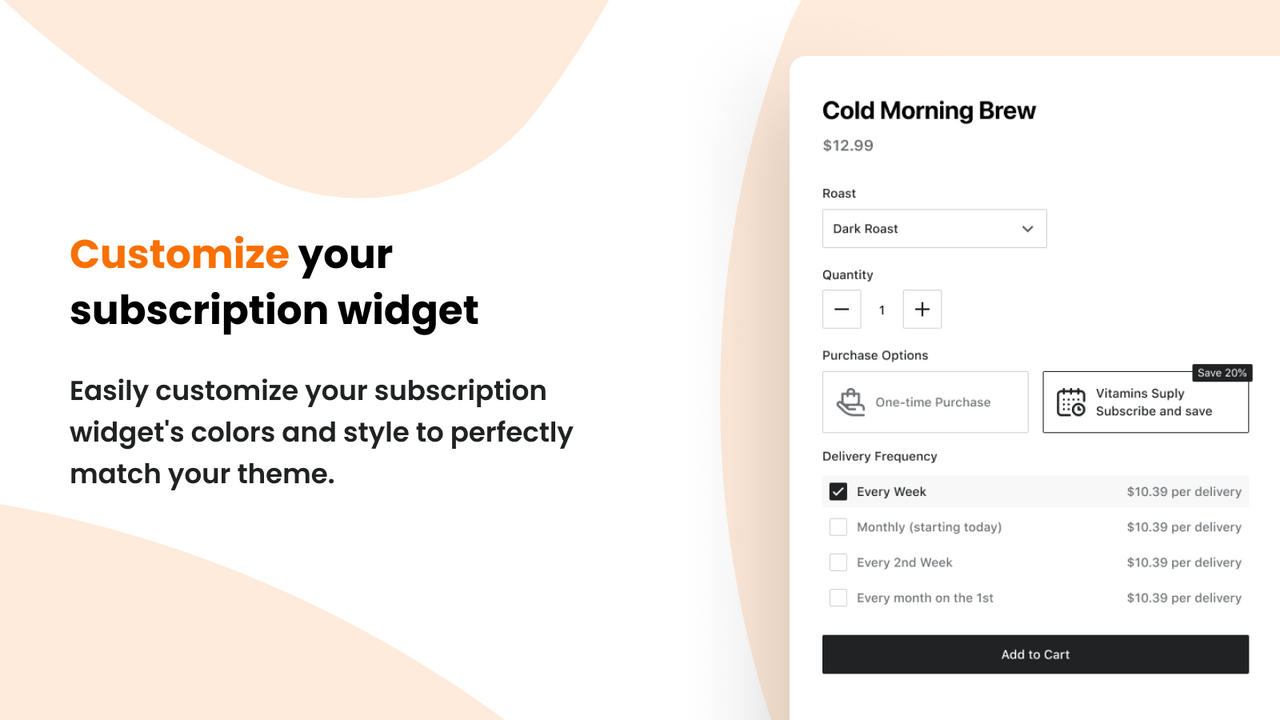 Customize your plan picker to match your theme