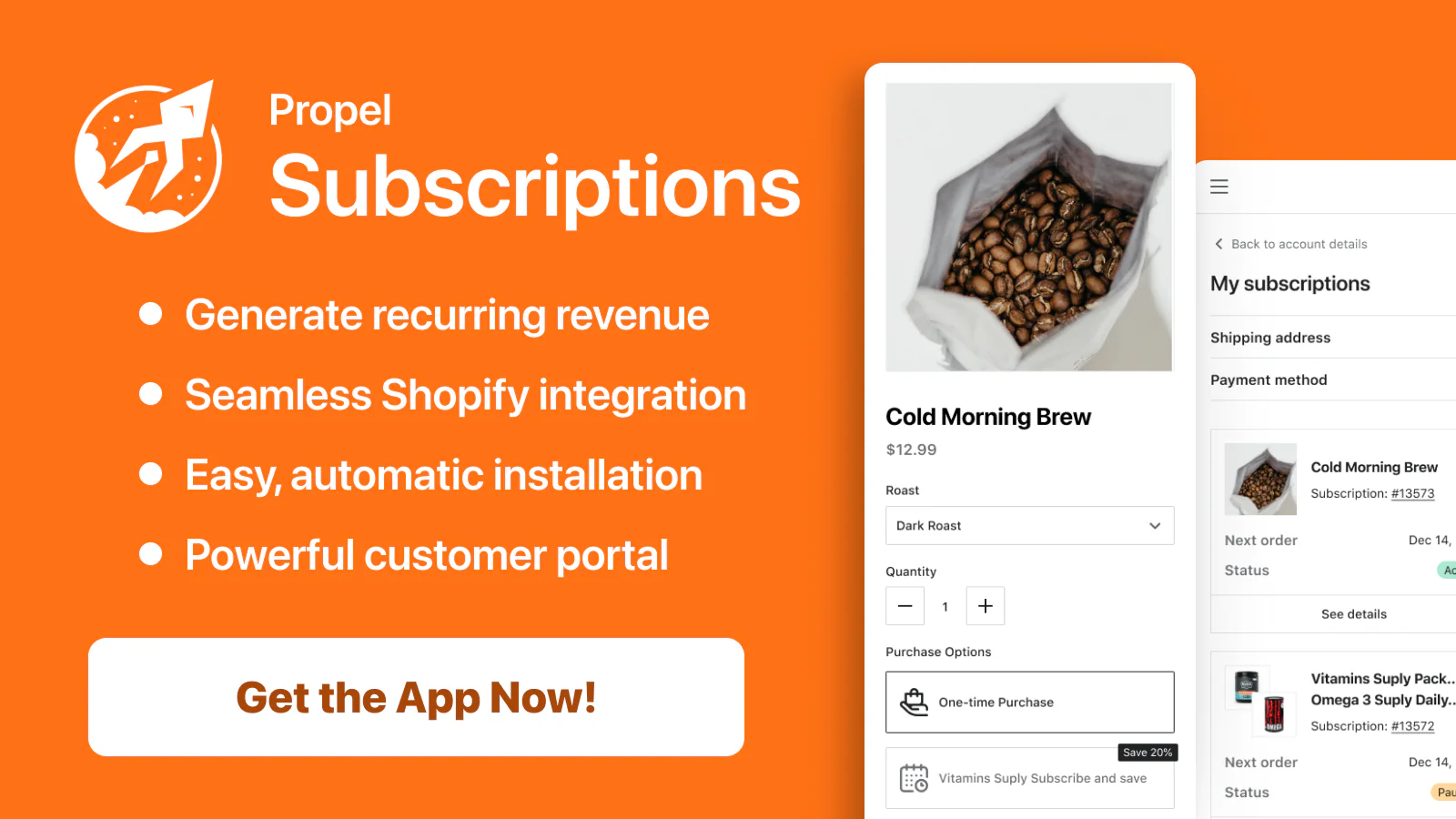 Suscripciones y pagos recurrentes para Shopify