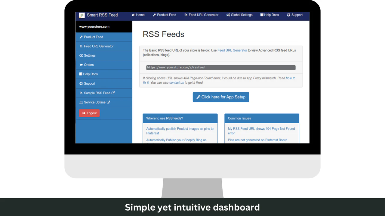 Simple yet Intuitive Dashboard