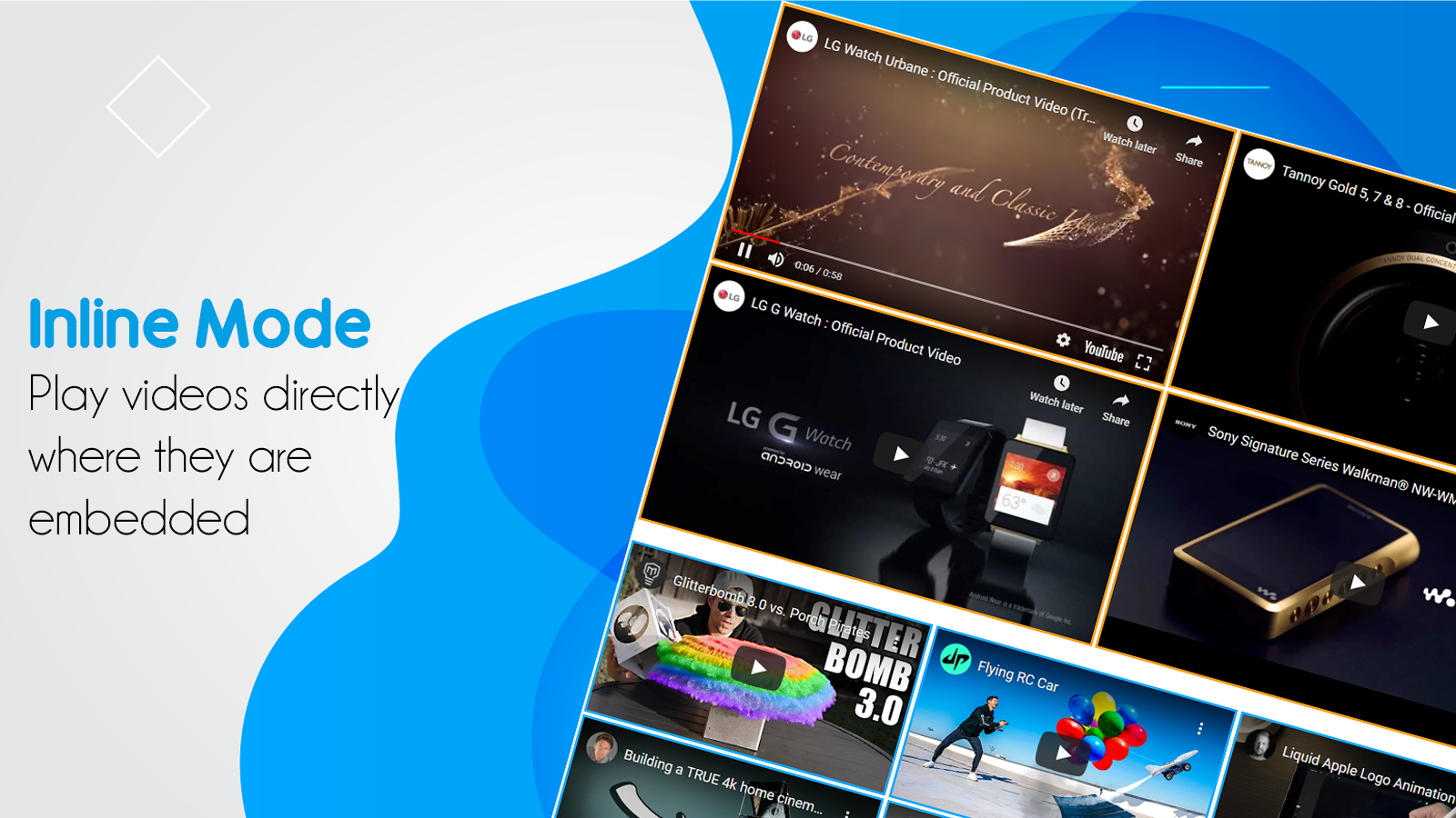 Grid Inline Video Display Galleri. Bedste Shopify Galleri apps