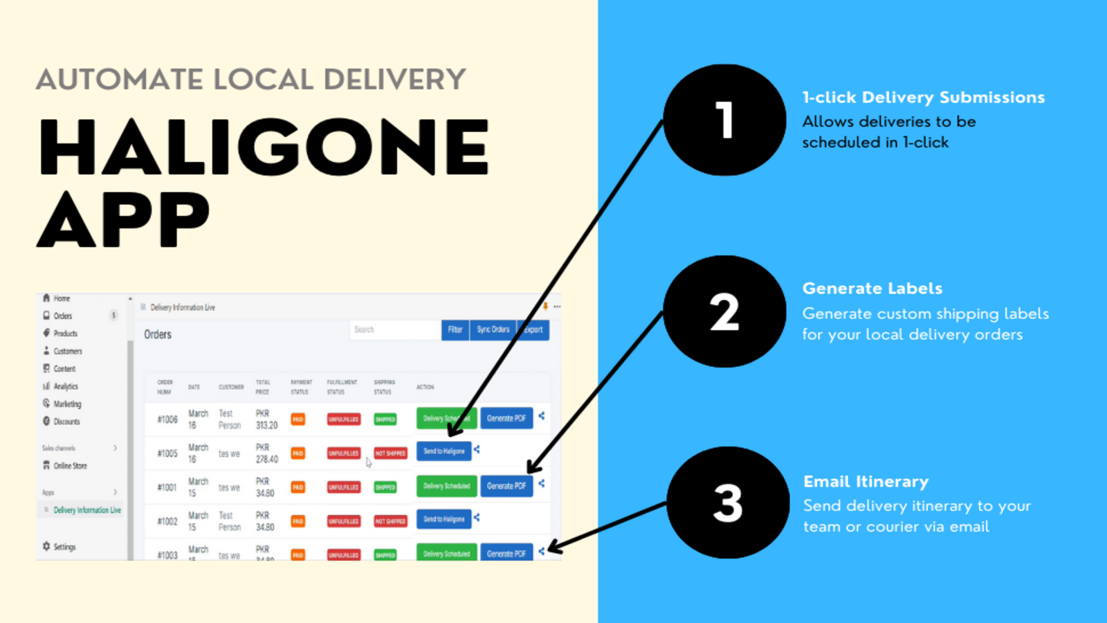 ¡Aquí es cómo Haligone App puede automatizar tus entregas locales!