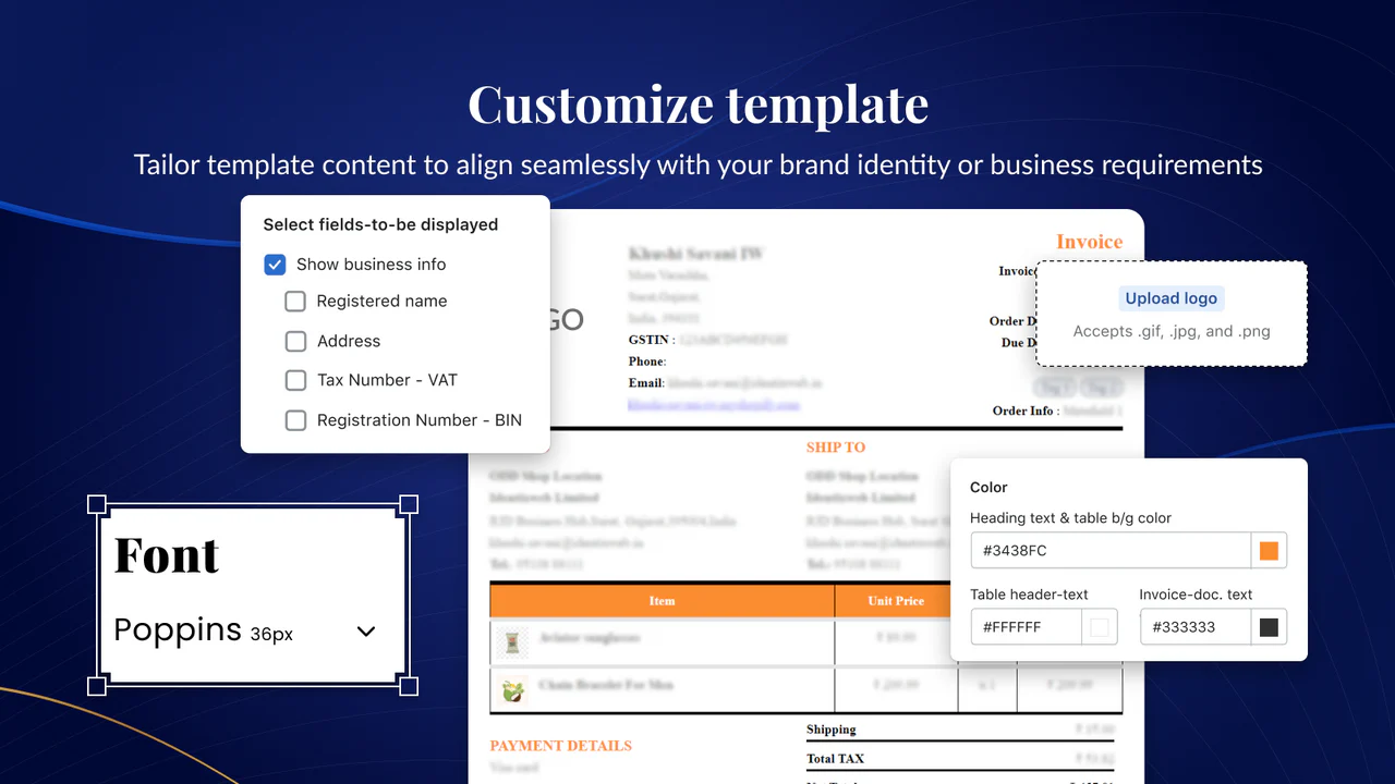 personalizar plantilla pdf