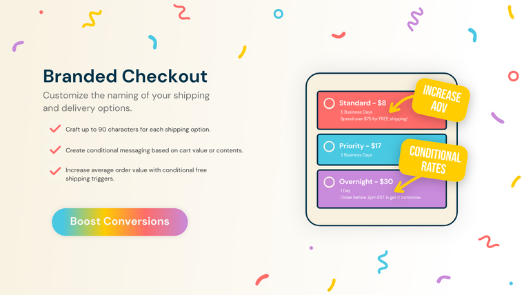 Intuitive Shipping Screenshot