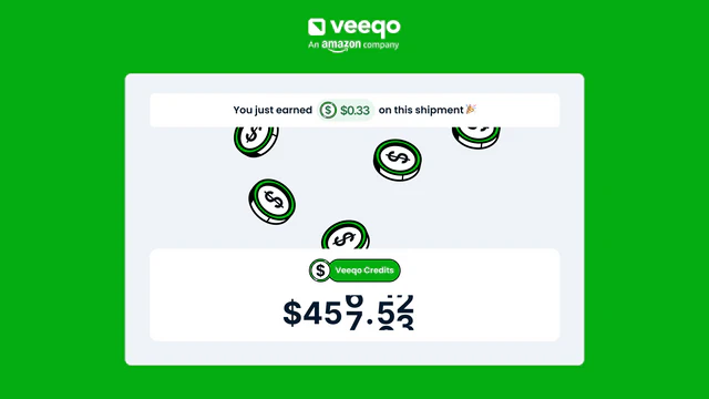 Erhalten Sie bis zu 5% Rückvergütung in Veeqo Credits (USA)