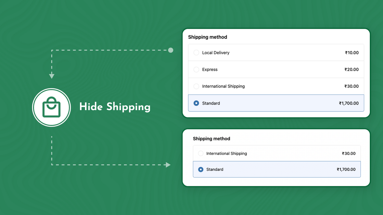 Hide Shipping Option