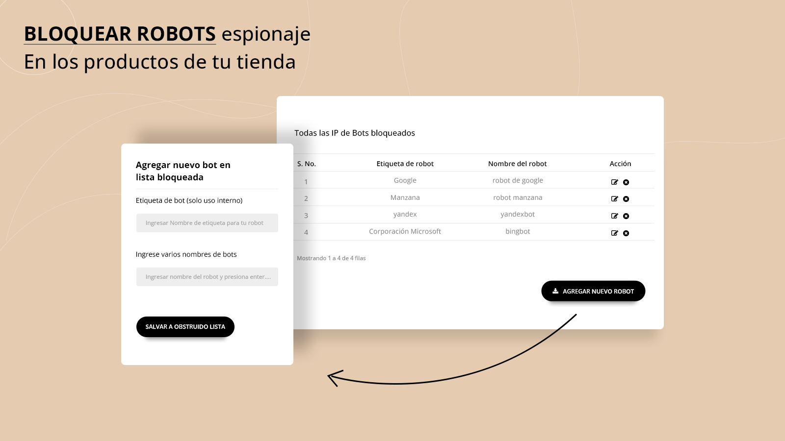 Plantillas de página bloqueada.