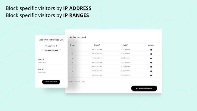 bloquer le visiteur par adresse ip