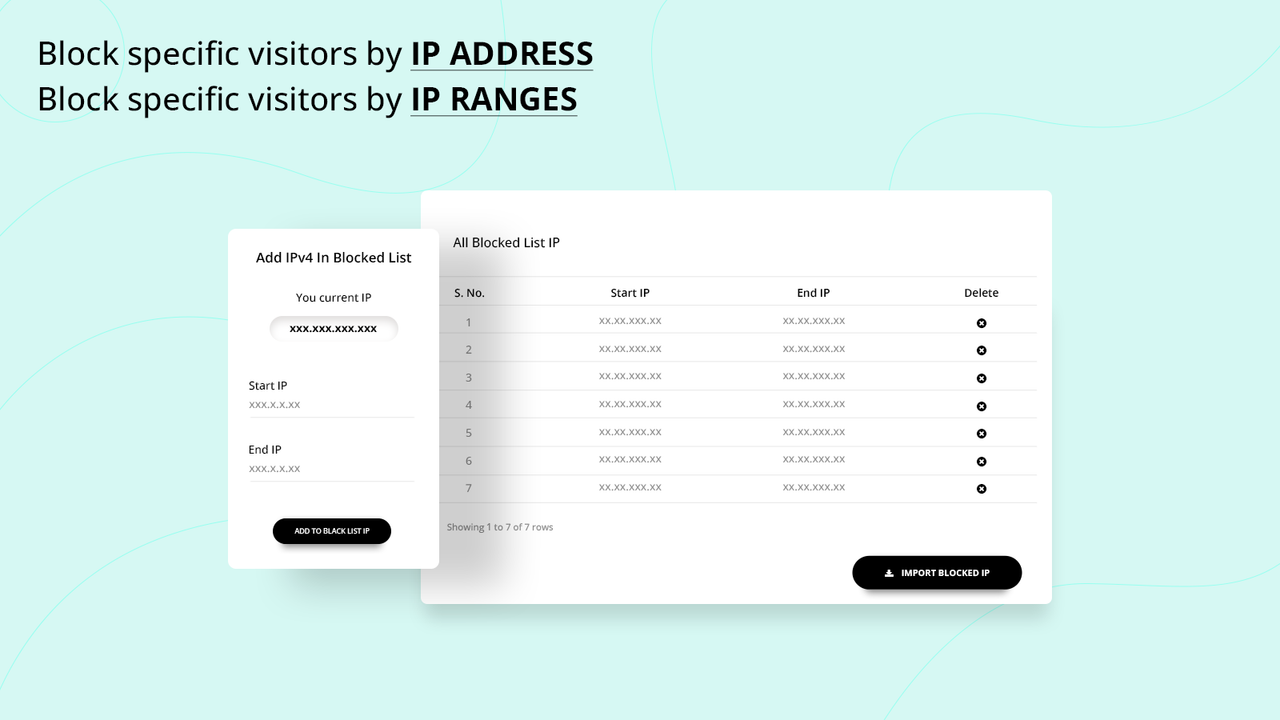 bloquear visitante por dirección IP