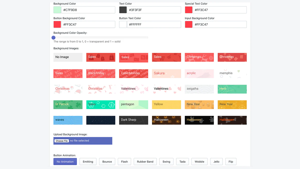 Hextom的Shopify应用Email Collection Bar增长客户电子邮件L