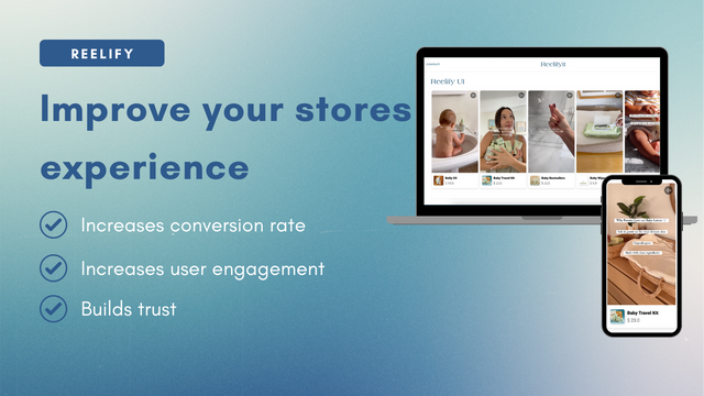 Improve your stores experience via shoppable videos.