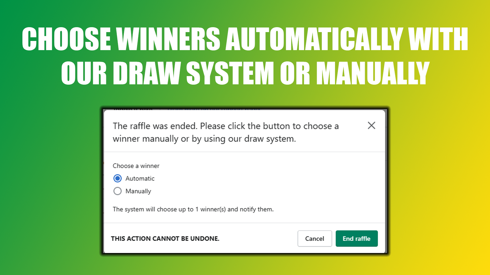 choose prize winners automatically