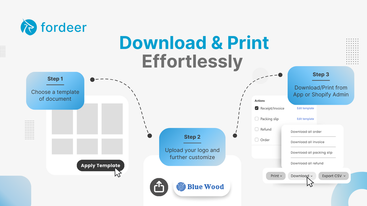 Download & Print Effortlessly Invoice