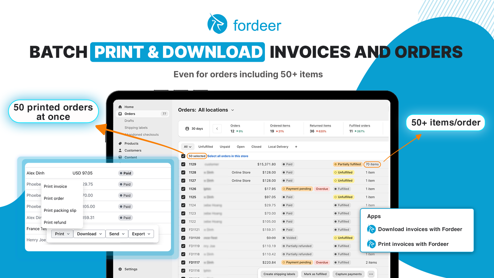 Shopify Invoice Generator By PageFly