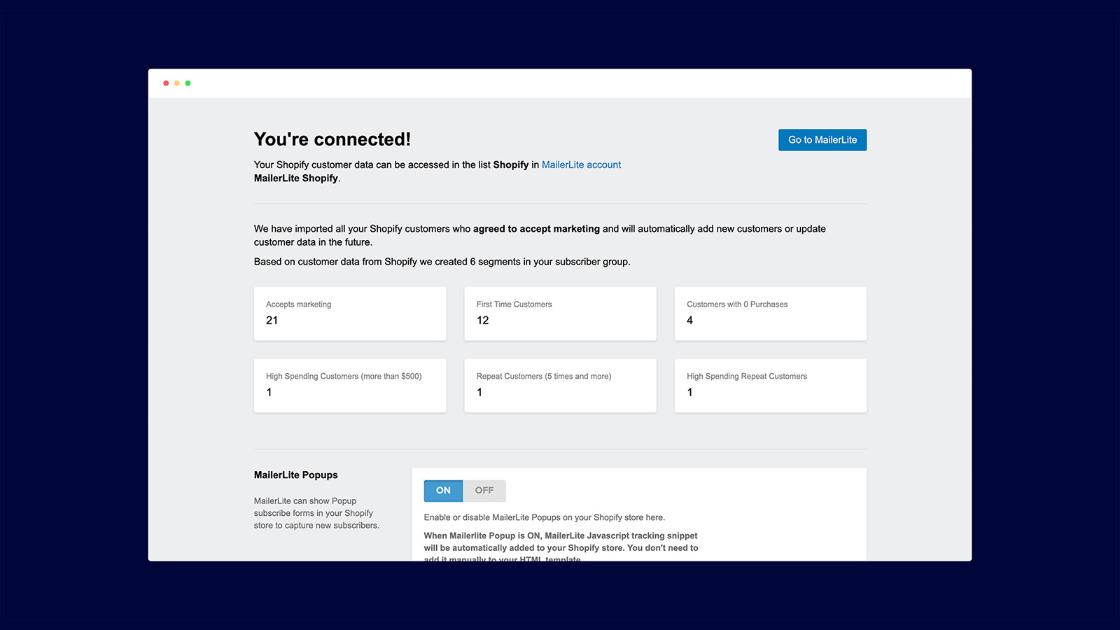 Email Marketing Segmenter for Shopify