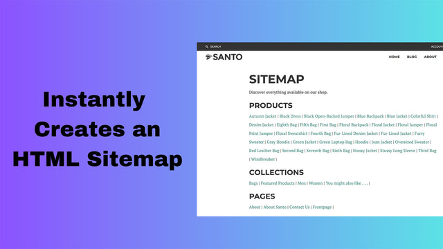 Generiert sofort eine Sitemap, erhöht SEO-Suchmaschinenverkehr