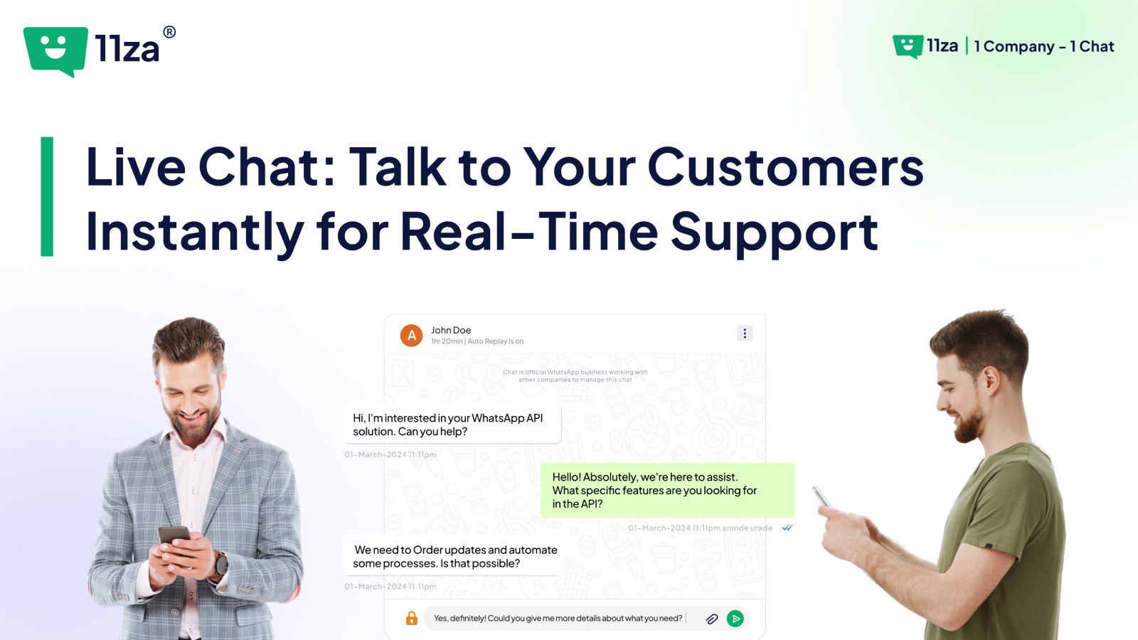 Support instantané : Engagez les clients via le chat en direct.