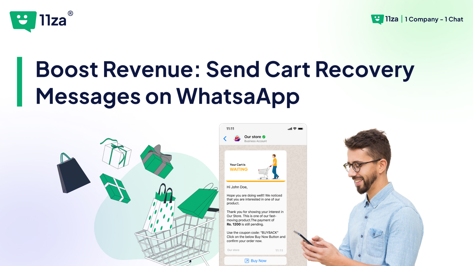 恢复购物车：WhatsApp 购物车提醒增加收入。