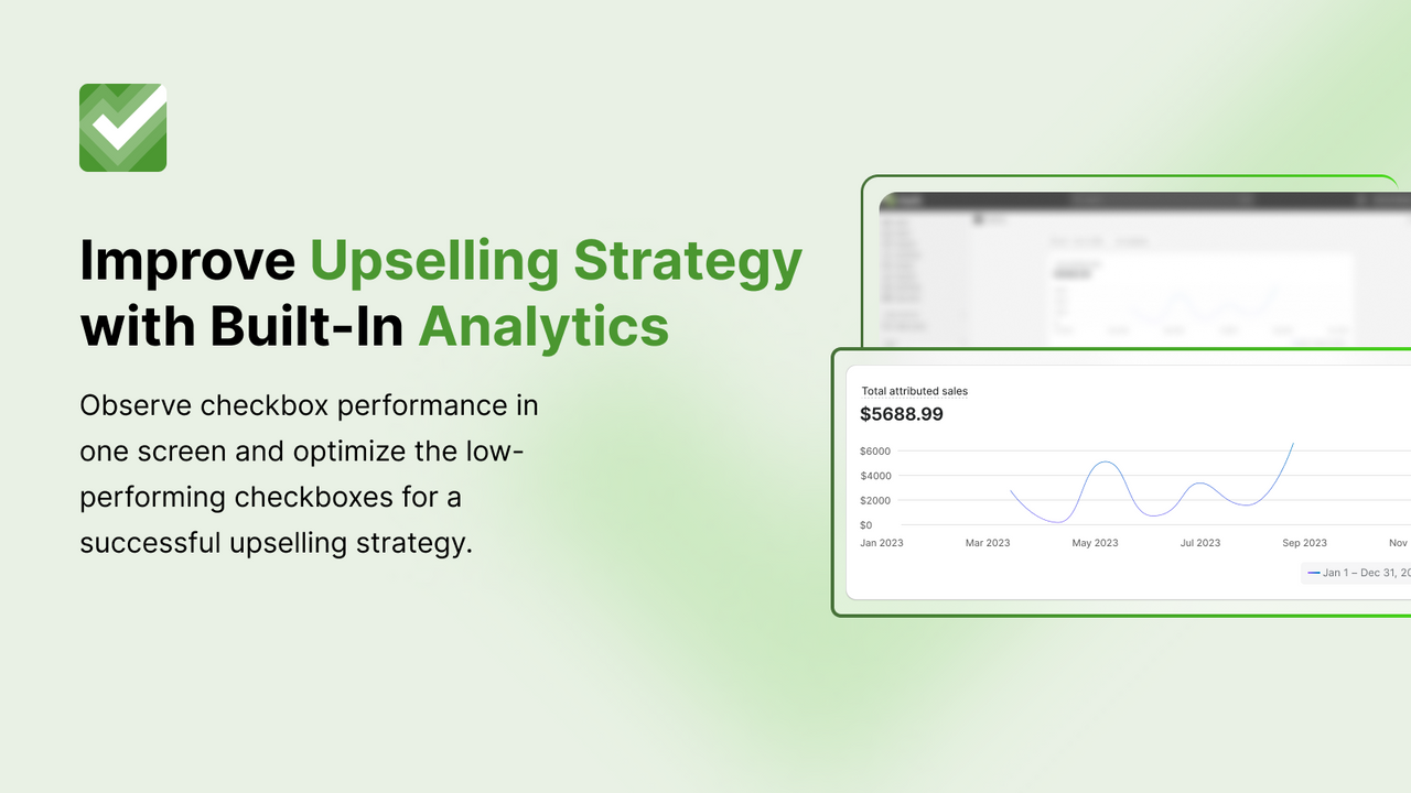 volg de prestaties van uw checkbox met ingebouwde analytics