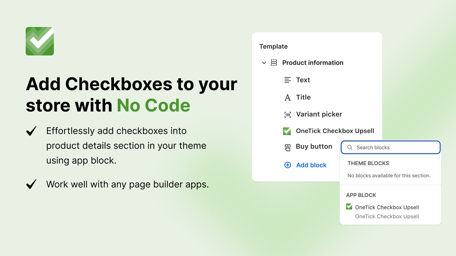 install checkboxes in your theme without any code