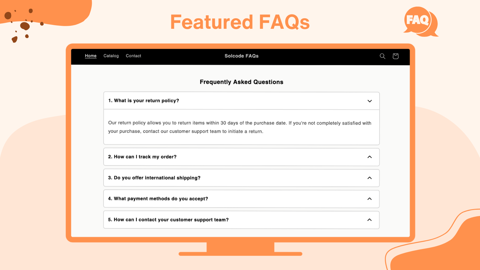 FAQ Page, Product FAQs SOLCODE