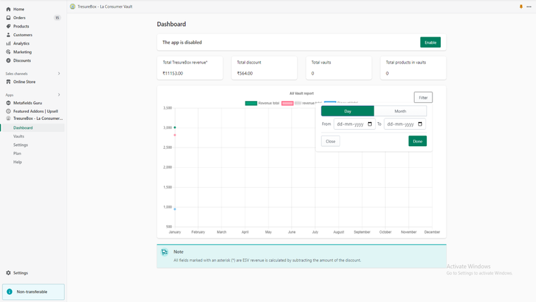 TresureBox ‑ La Consumer Vault Screenshot