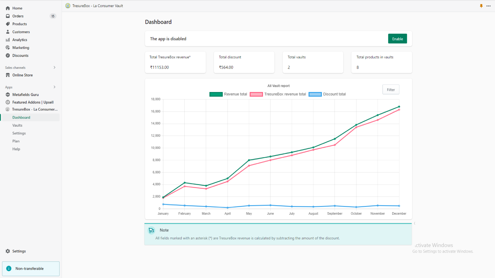 TresureBox ‑ La Consumer Vault Screenshot