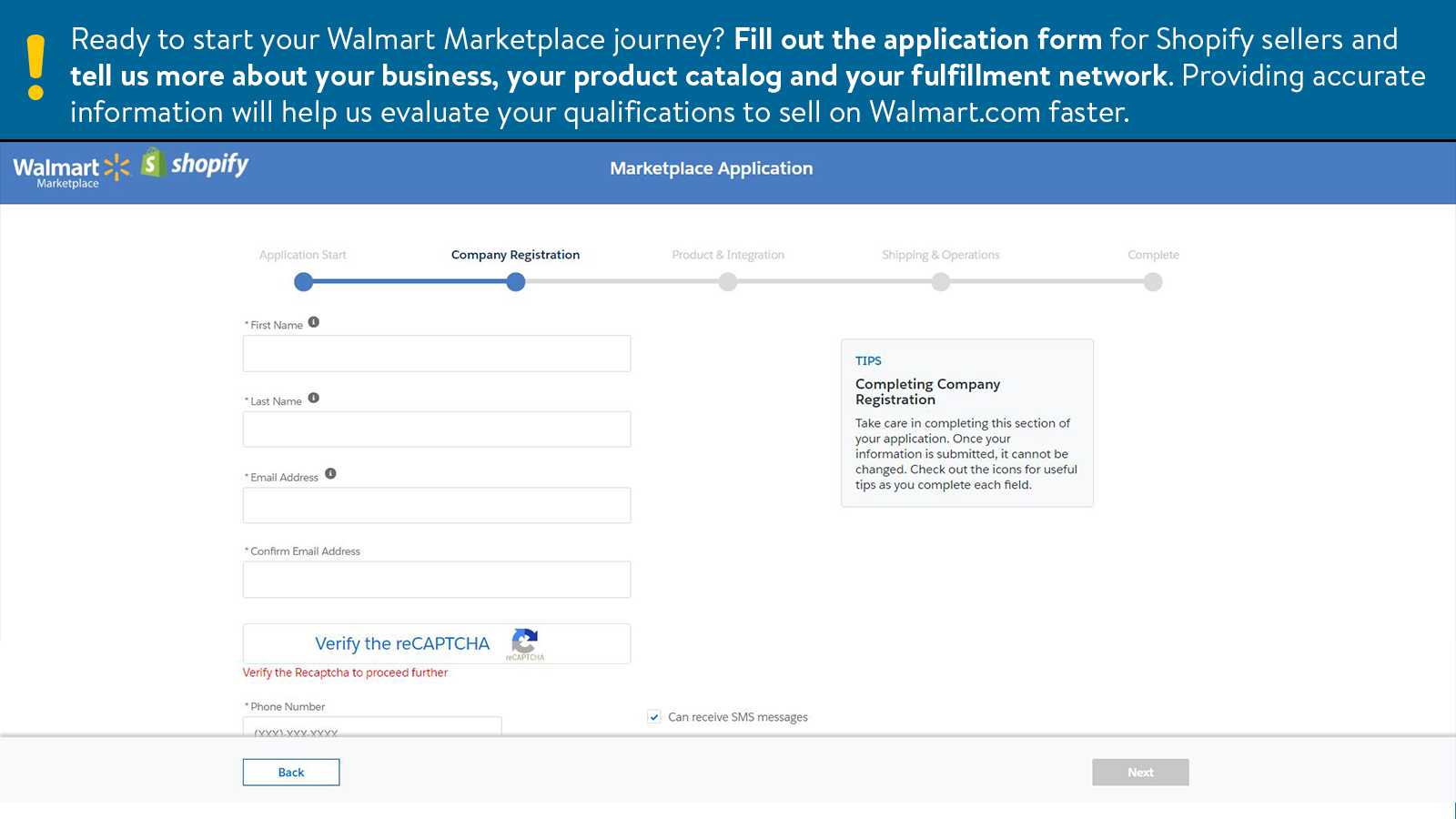 check status of walmart marketplace application