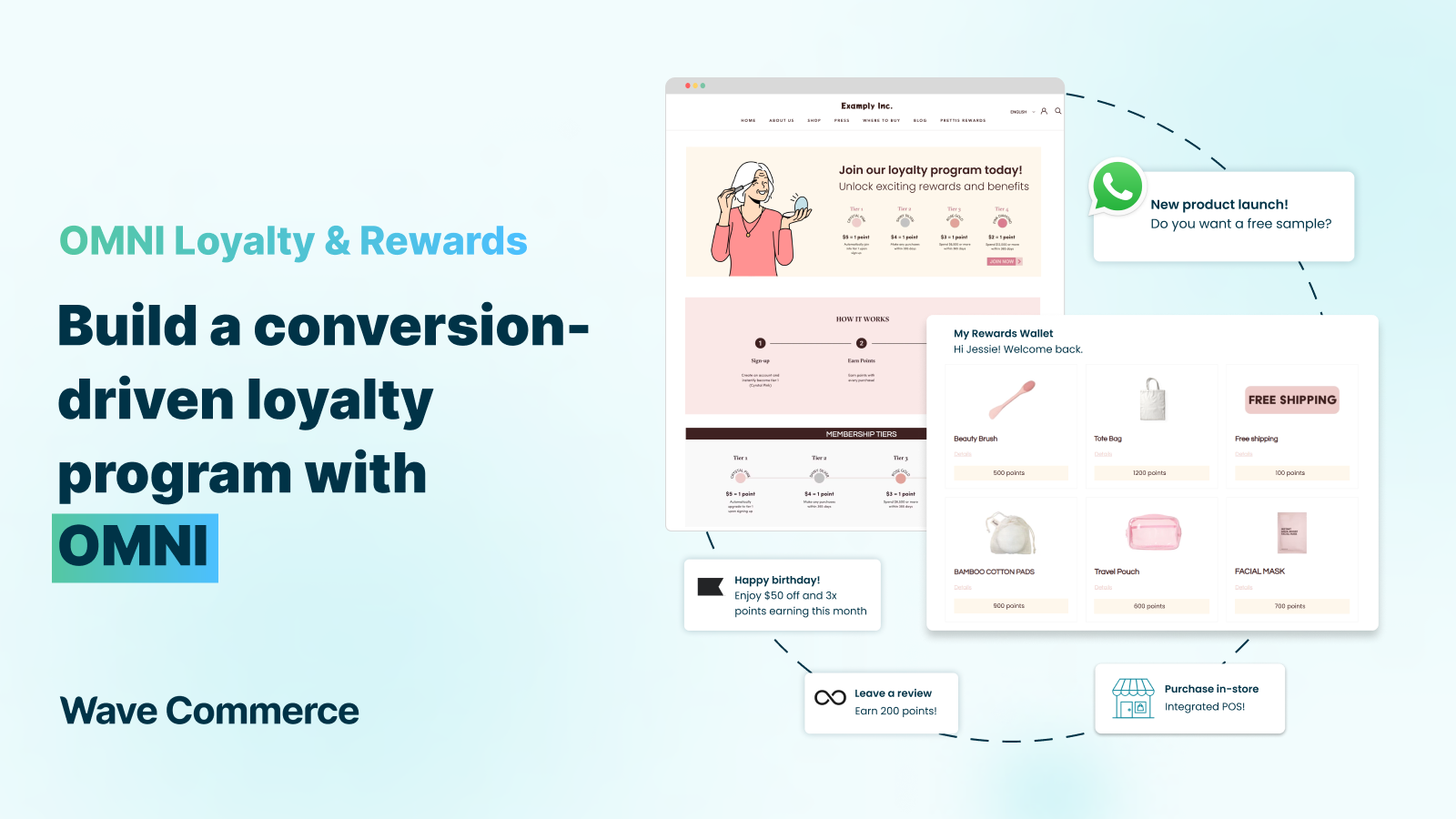 Build a conversion-focused loyalty program for your customers!