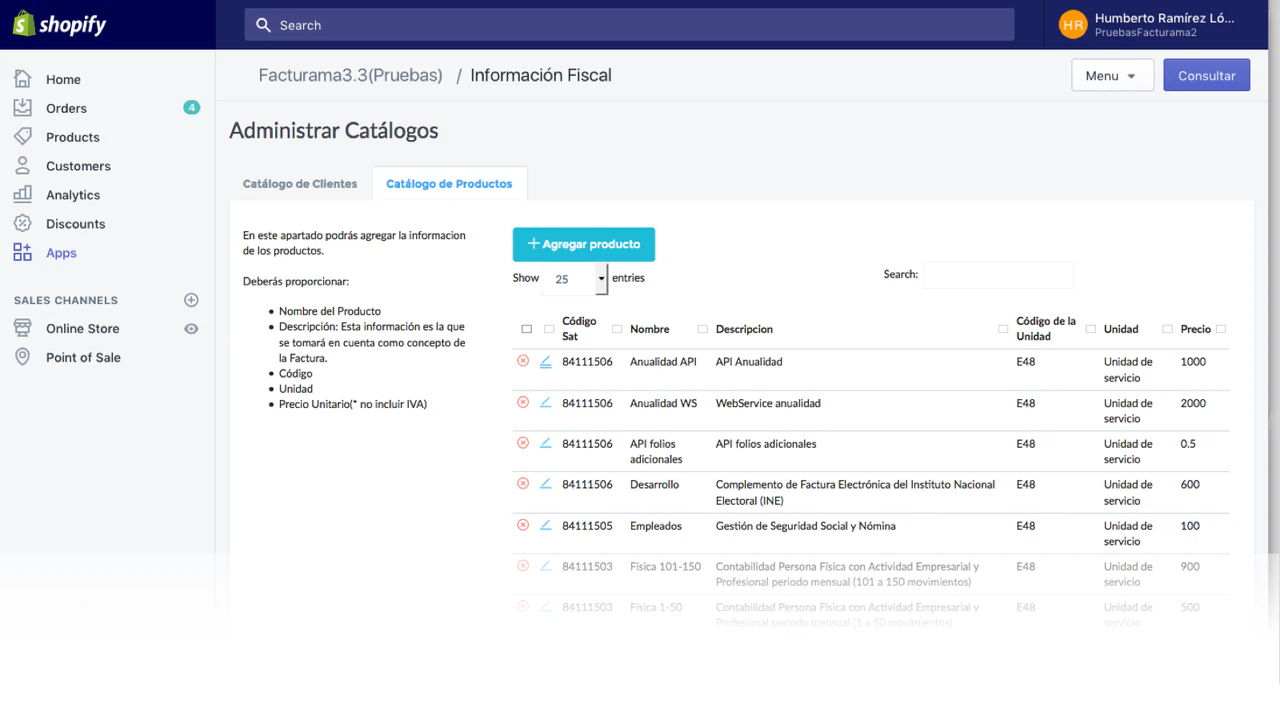 Administrer dit produktkatalog og kundedirectory