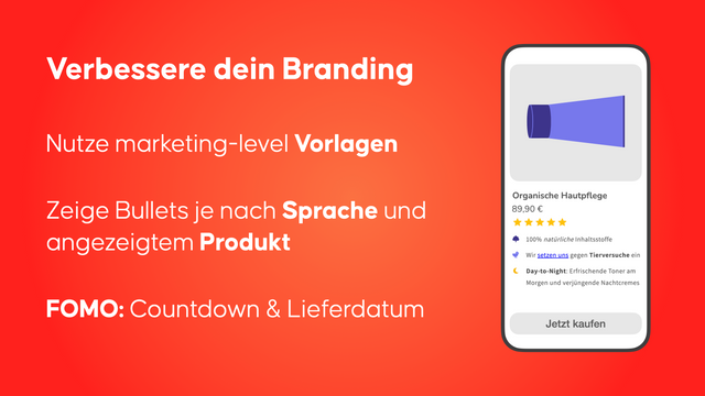 Verbessere dein Branding